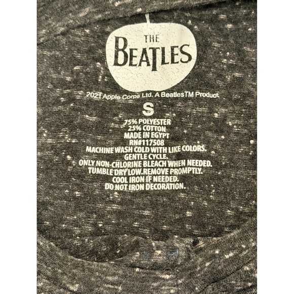 The Beatles Abbey Road Graphic V-neck T-shirt Women Small Grey heather music Y2K - Picture 6 of 7